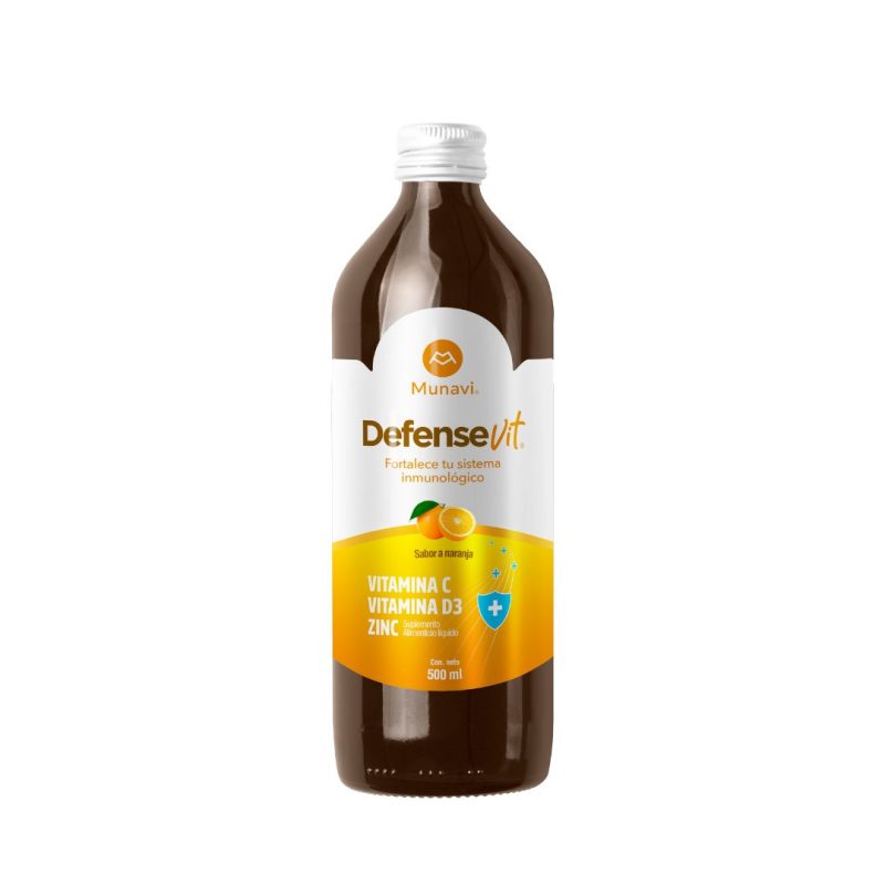 Defensevit (jarabe vitamina C, D3 y Zinc)